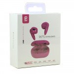 Wholesale True Wireless Extra Bass Sound Bluetooth Headphone Earbuds Headset BM01 for Universal Cell Phone And Bluetooth Device (Hot Pink)